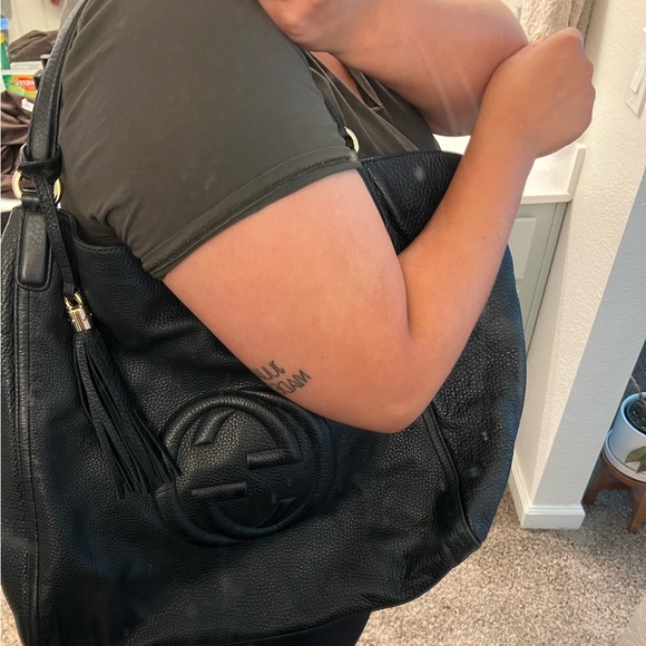 GUCCI Pebbled Leather LARGE SOHO Shoulder Bag Excellent Condition - Picture 16 of 16